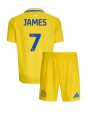 Leeds United Daniel James #7 Bortedraktsett Barn 2024-25 Korte ermer (+ bukser)